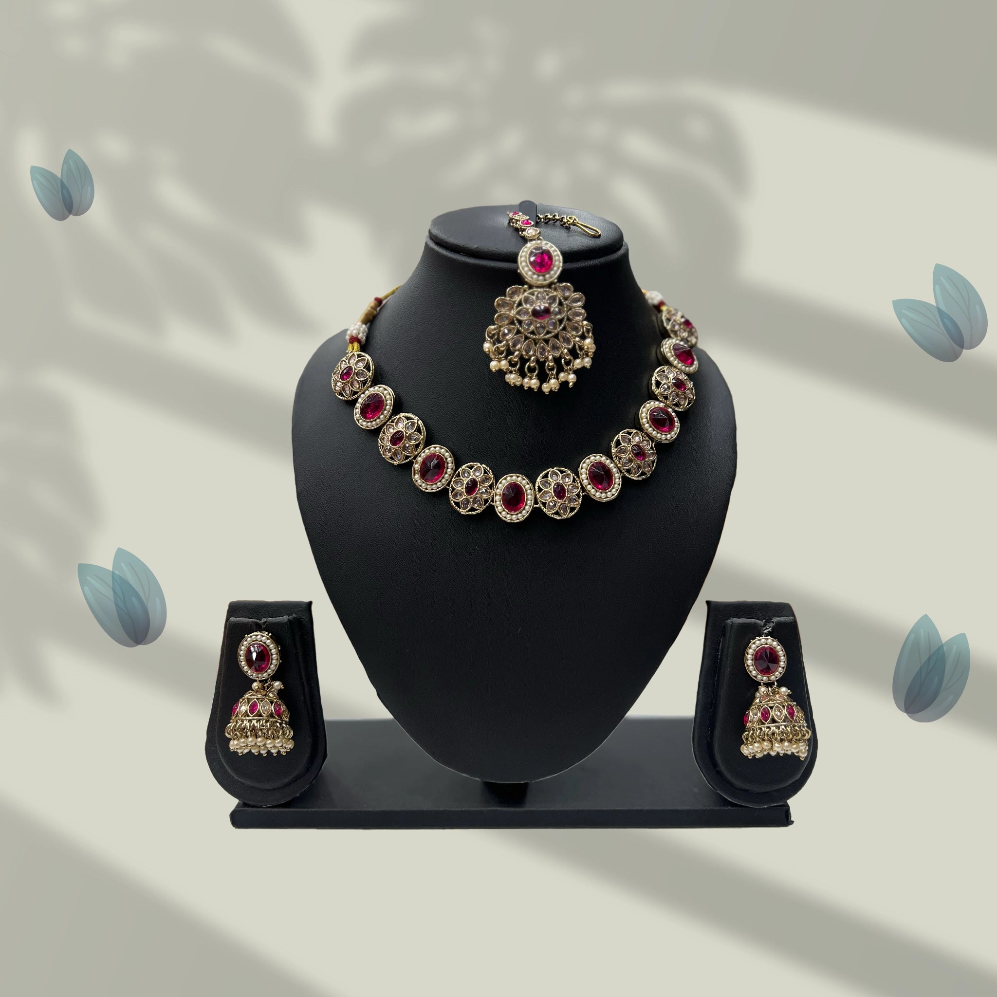 Royal Azure Meenakari Set