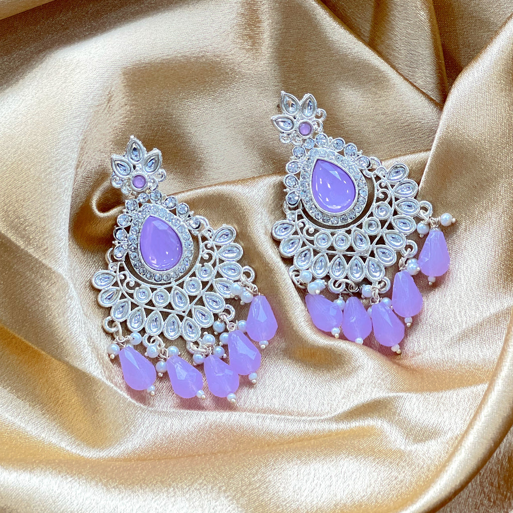 Chandbali Style Pearl Earrings