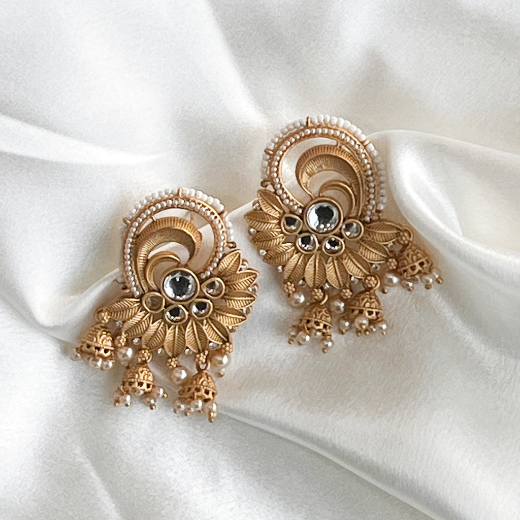 Alloy Metal Earrings