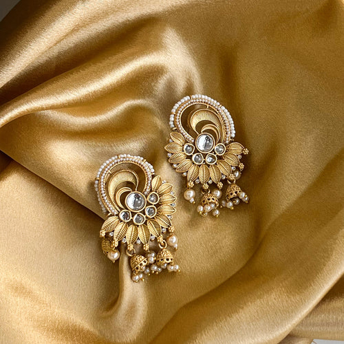 Alloy Metal Earrings