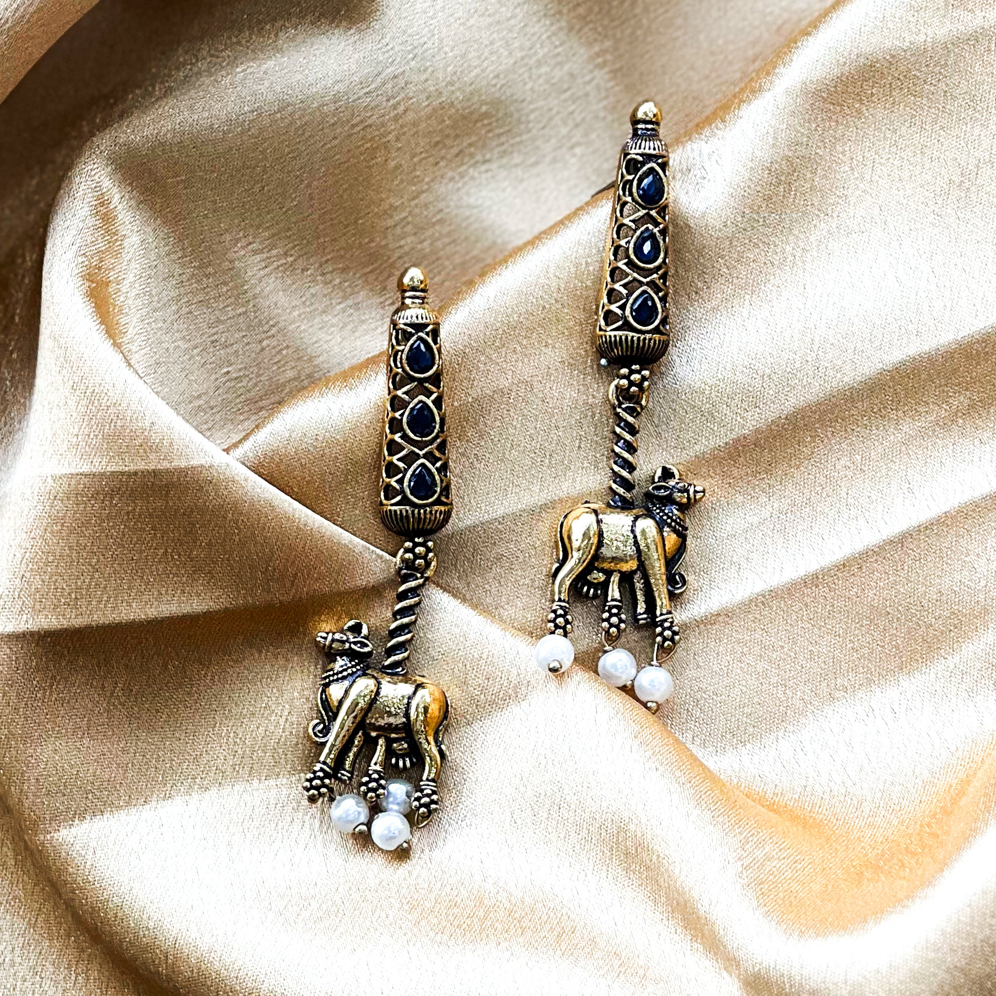 Antique Nandi Earrings