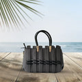 The Dusty Rose Lattice Handbag