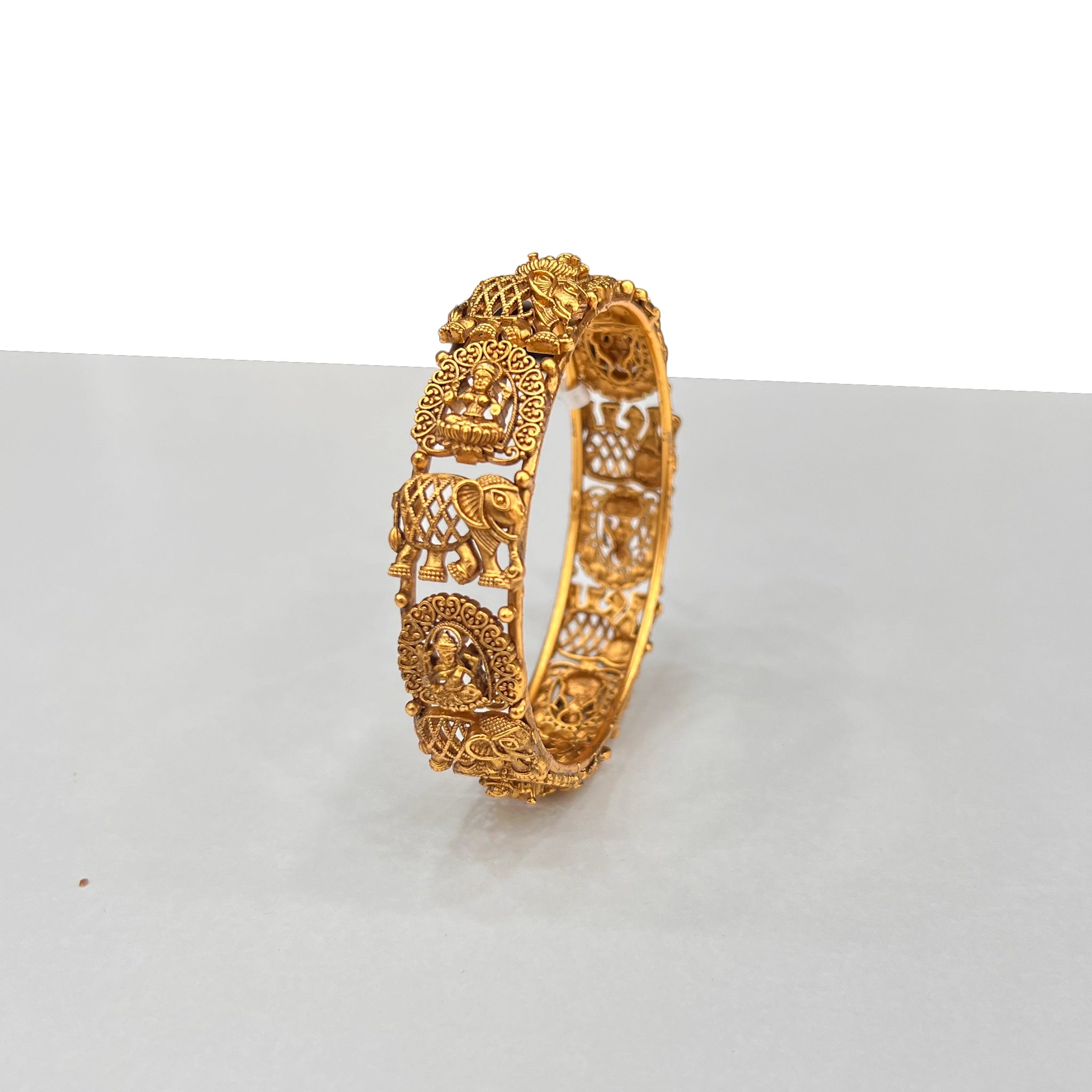 Antique Lakshmi Elephant Temple Bangles
