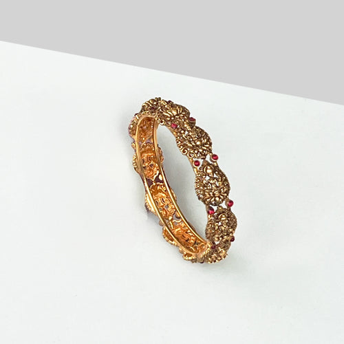 Antique Floral Nakshi Temple Bangles