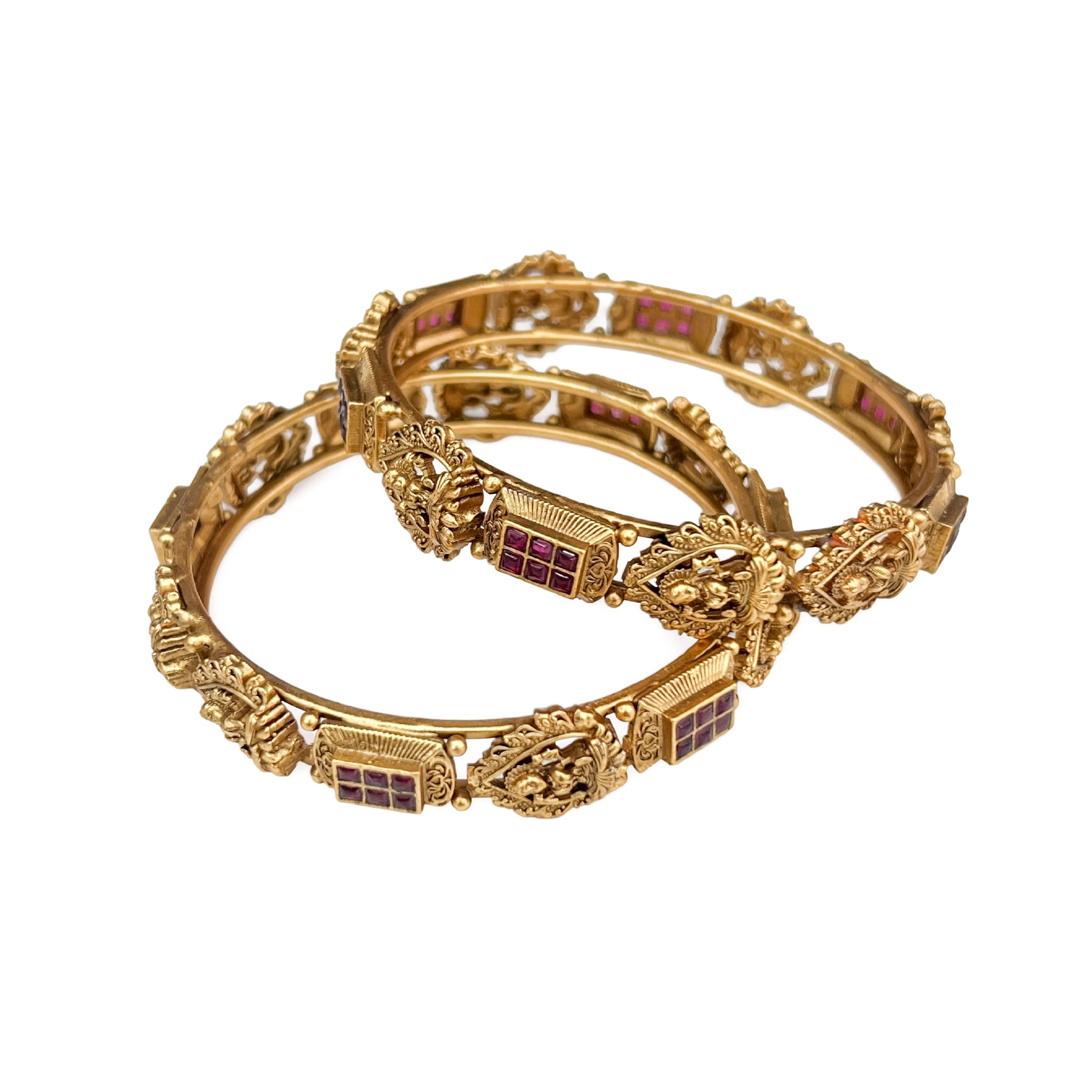 Antique Elephant Rajwadi Bangles