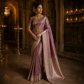 Elegant Deep Maroon Soft Silk Saree