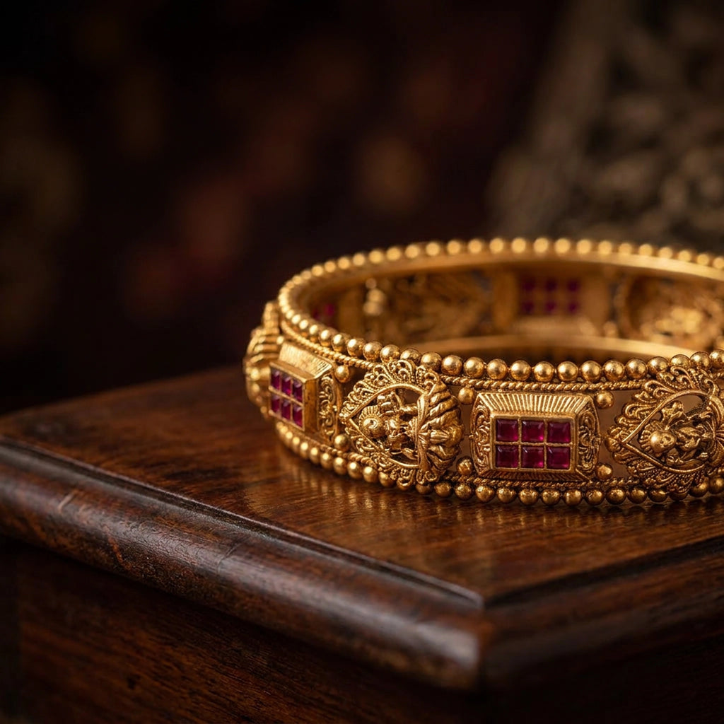 Antique Elephant Rajwadi Bangles